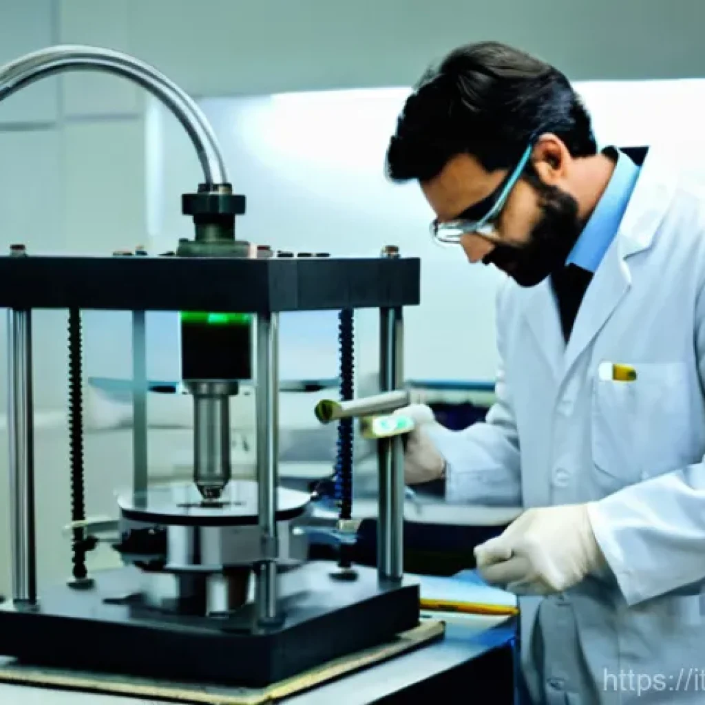 건설재료시험기사 실기시험 모범 답안 - **Prompt 1: Precision in the Italian Laboratory**
A focused, middle-aged Italian male engineer, ...