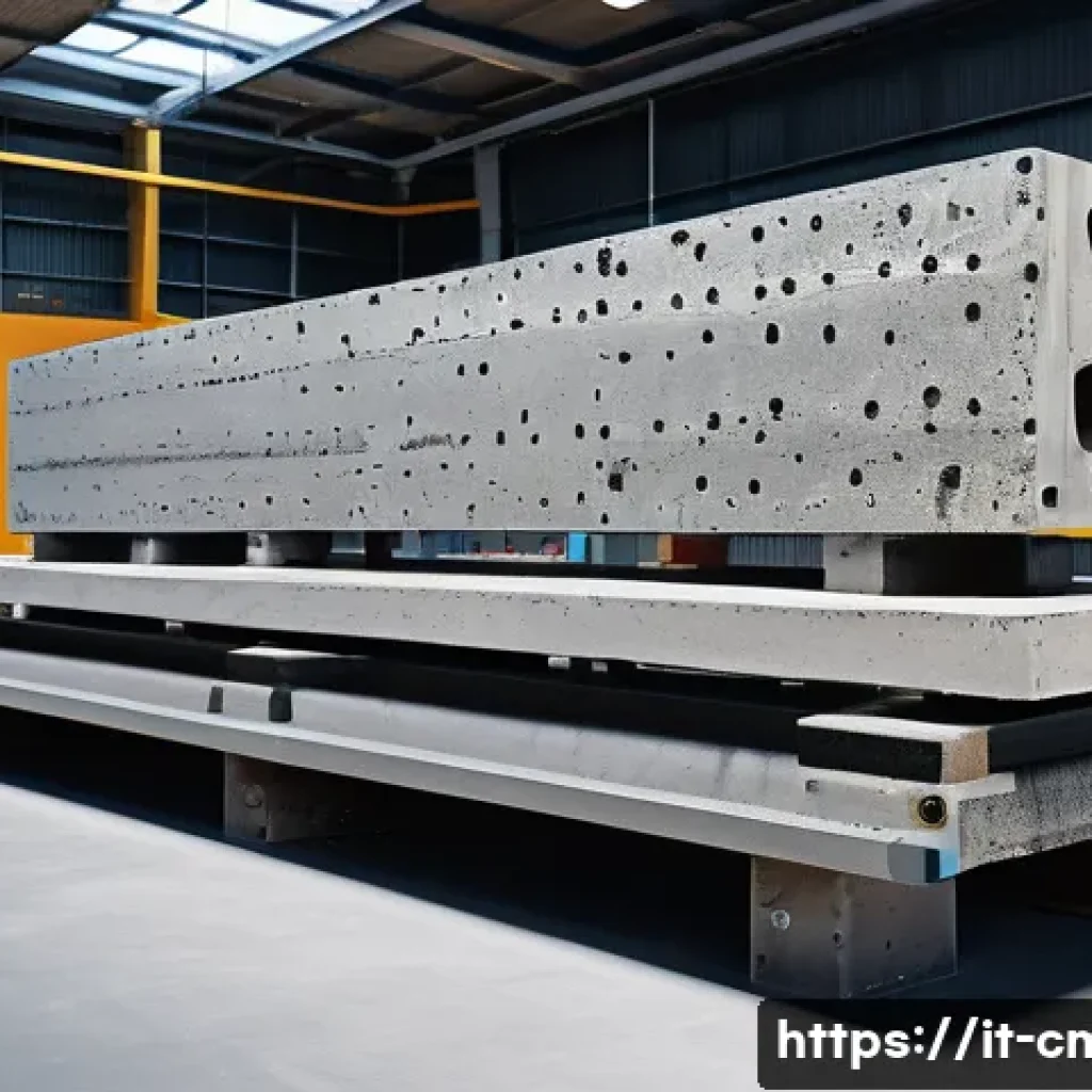 건설재료시험기사 필기시험에서 자주 출제되는 문제 - A detailed cross-sectional illustration of a reinforced concrete beam under stress testing in a mode...